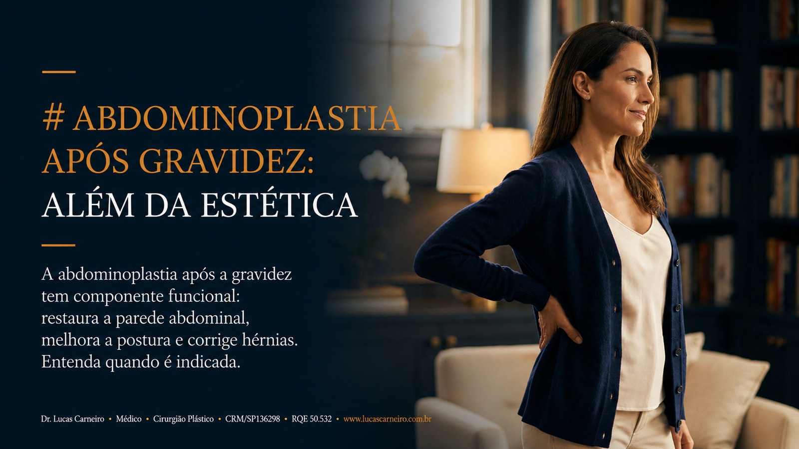 Capa do artigo: Abdominoplastia após gravidez: além da estética