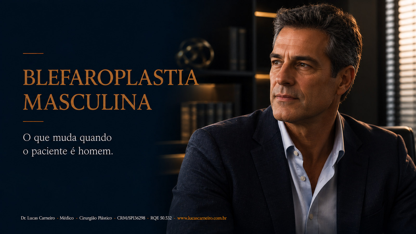 Capa do artigo: Blefaroplastia Masculina em São Paulo: O Que é Diferente