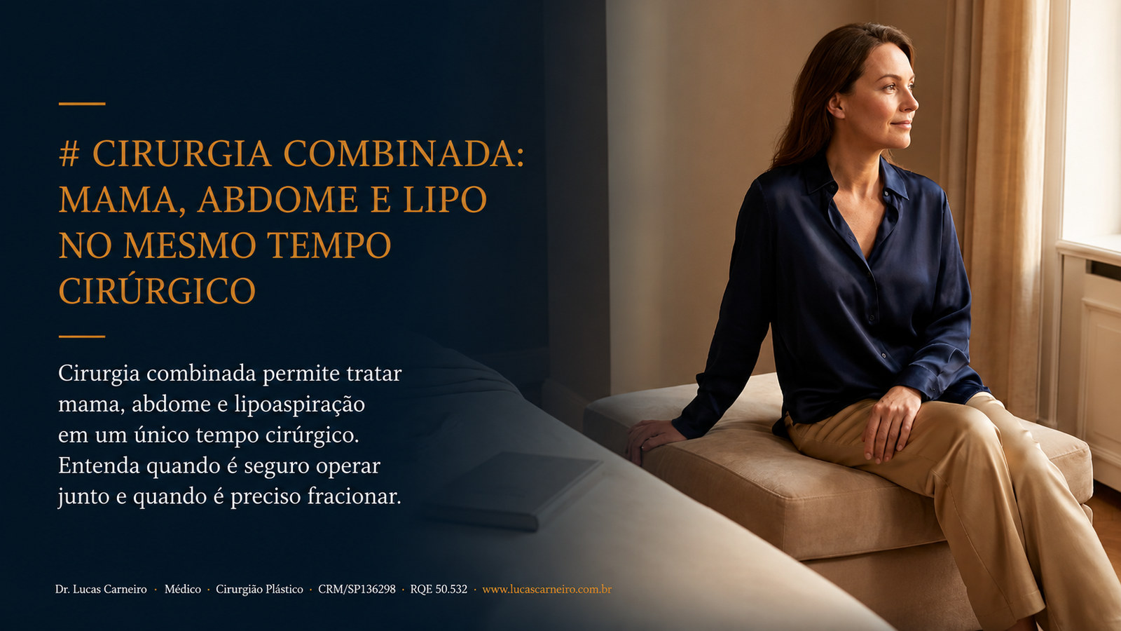 Capa do artigo: Cirurgia combinada: mama, abdome e lipo no mesmo tempo cirúrgico
