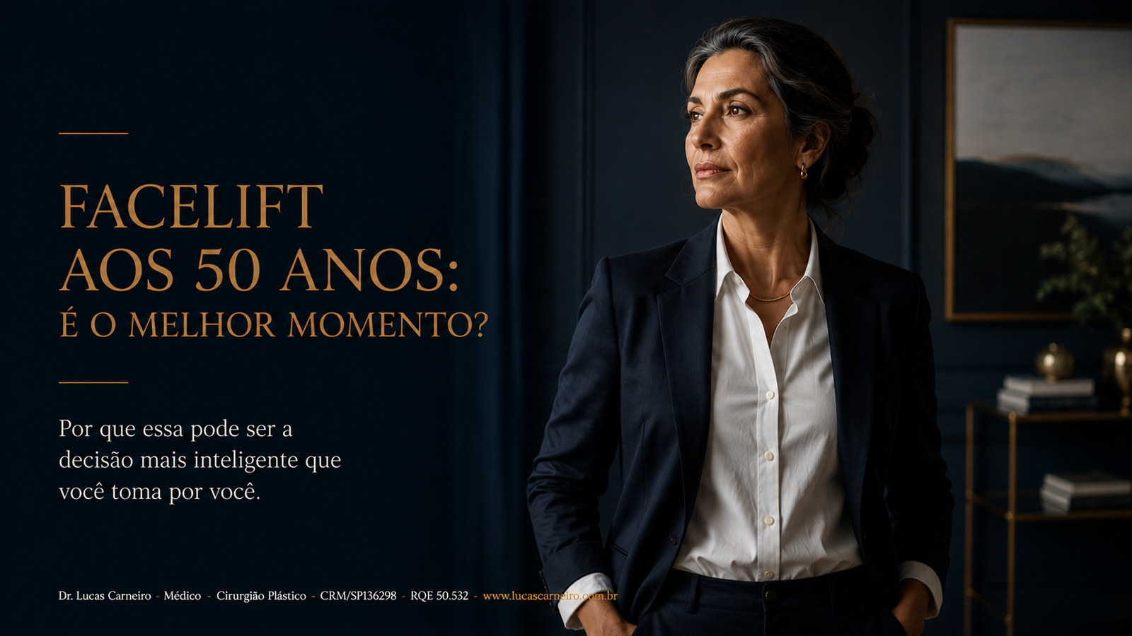 Capa do artigo: Facelift aos 50 Anos: O Que Esperar e Por Que é o Melhor Momento